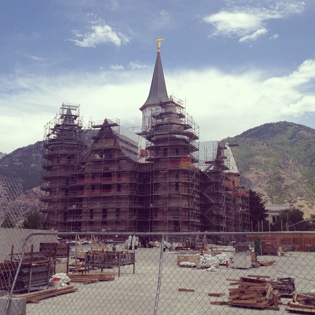 The temple is still under construction.